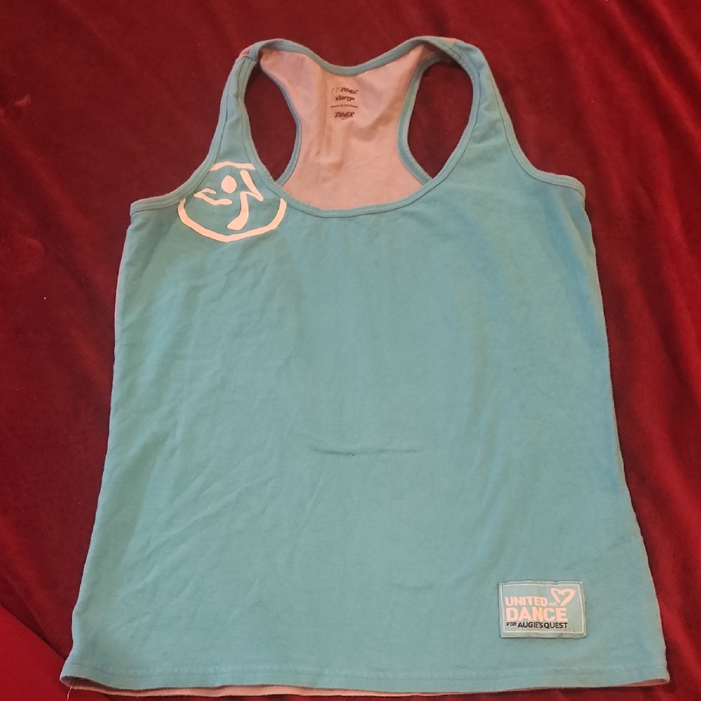 Blue Zumba Tank Top